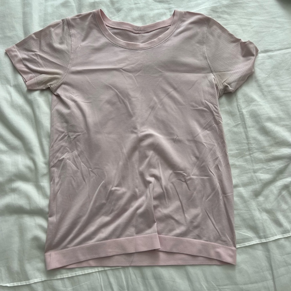 Lululemon light pink swiftly tech T shirt